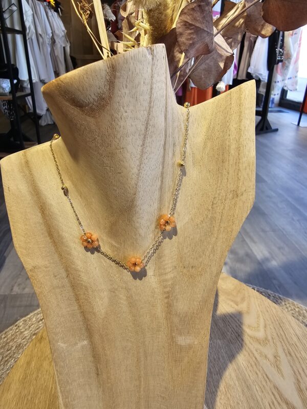 Collier Céleste Orange