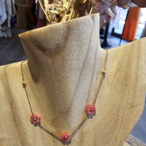 Collier Céleste Rose