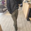Pantalon velours léopard kaki Raphael