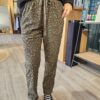 Pantalon velours léopard kaki Raphael – Image 2