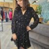 Robe courte noir Flora – Image 2