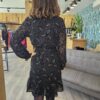 Robe courte noir Flora – Image 3