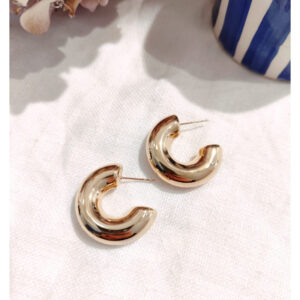 Boucles d'oreille créole épaisse  Lili