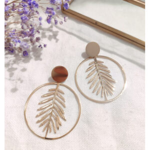Boucles d'oreille Feuillage