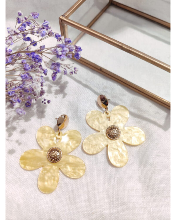 Boucles d'oreille Marguerite – Image 2