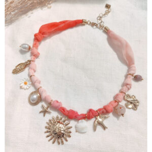 collier Soleil tie and dye