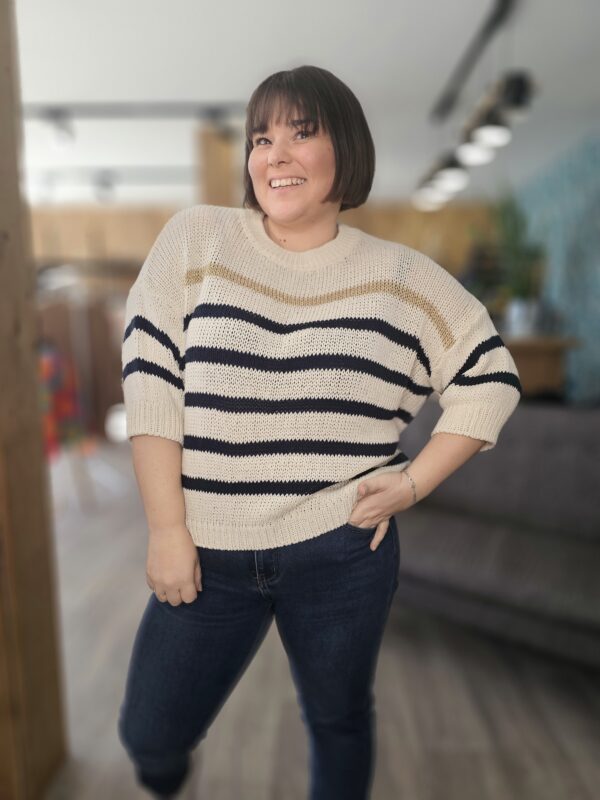Pull Pauline marinière – Image 7