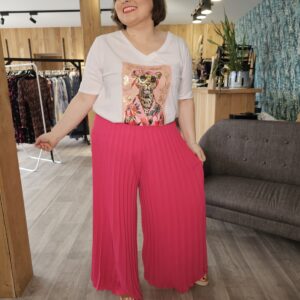 Pantalon plissé Maya